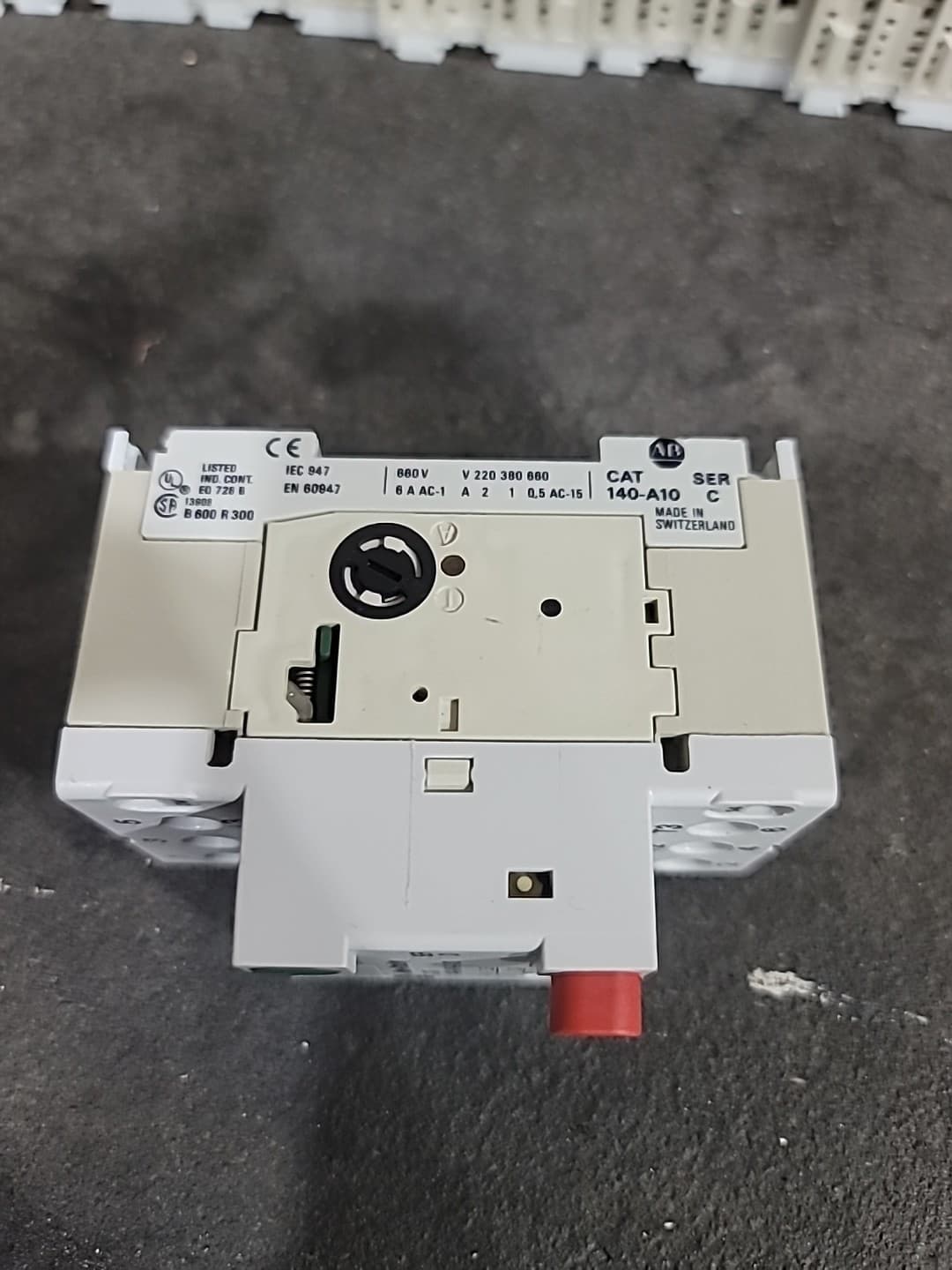 Allen-Bradley CAT 140-MN-0400 STARTER MOTOR BREAKER SERIES D 4