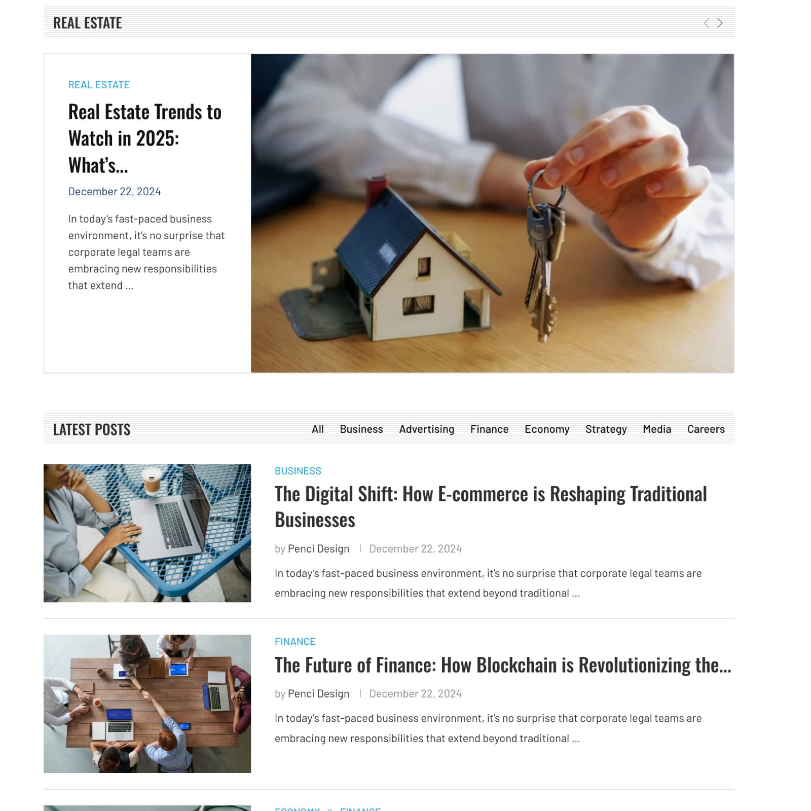 Business Blog Website Design with Free VPS Web Hosting and Installation 4