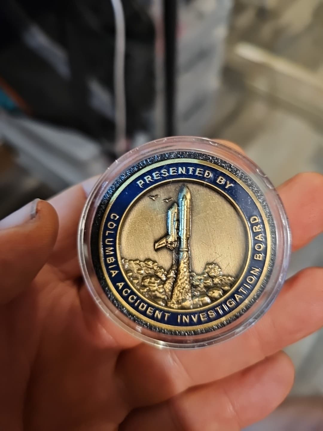 STS-107 SPACE SHUTTLE Challenge COIN NASA POST-ACCIDENT RELEASE RARE!  2