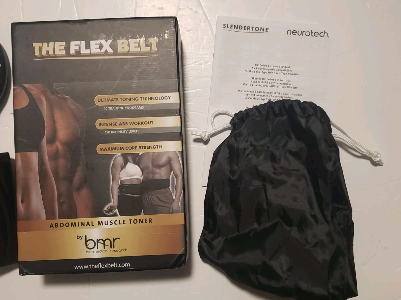 The  Flex Belt Slendertone System Bmr X70 and some Acessories  3