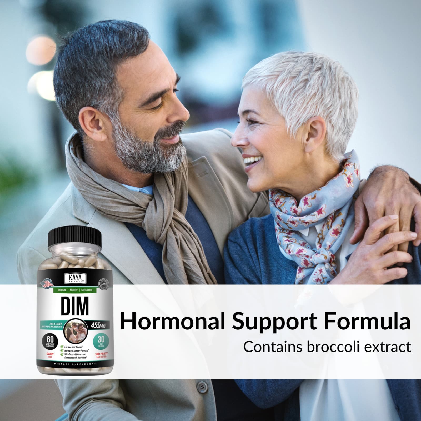 DIM Ultra Supplement 60ct, With Bioperine, Premium Hormonal Support Formula 4