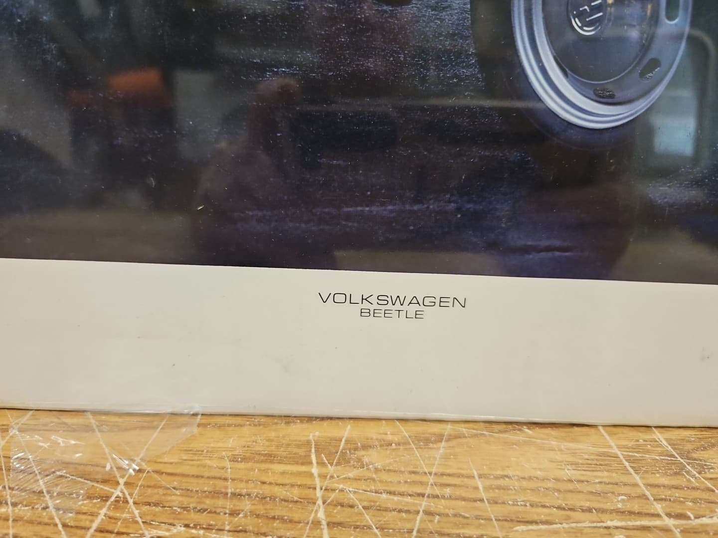 1987 Volkswagen Beetle Poster Print Vintage Power Graphics NOS 20”x16” Rare HTF 2