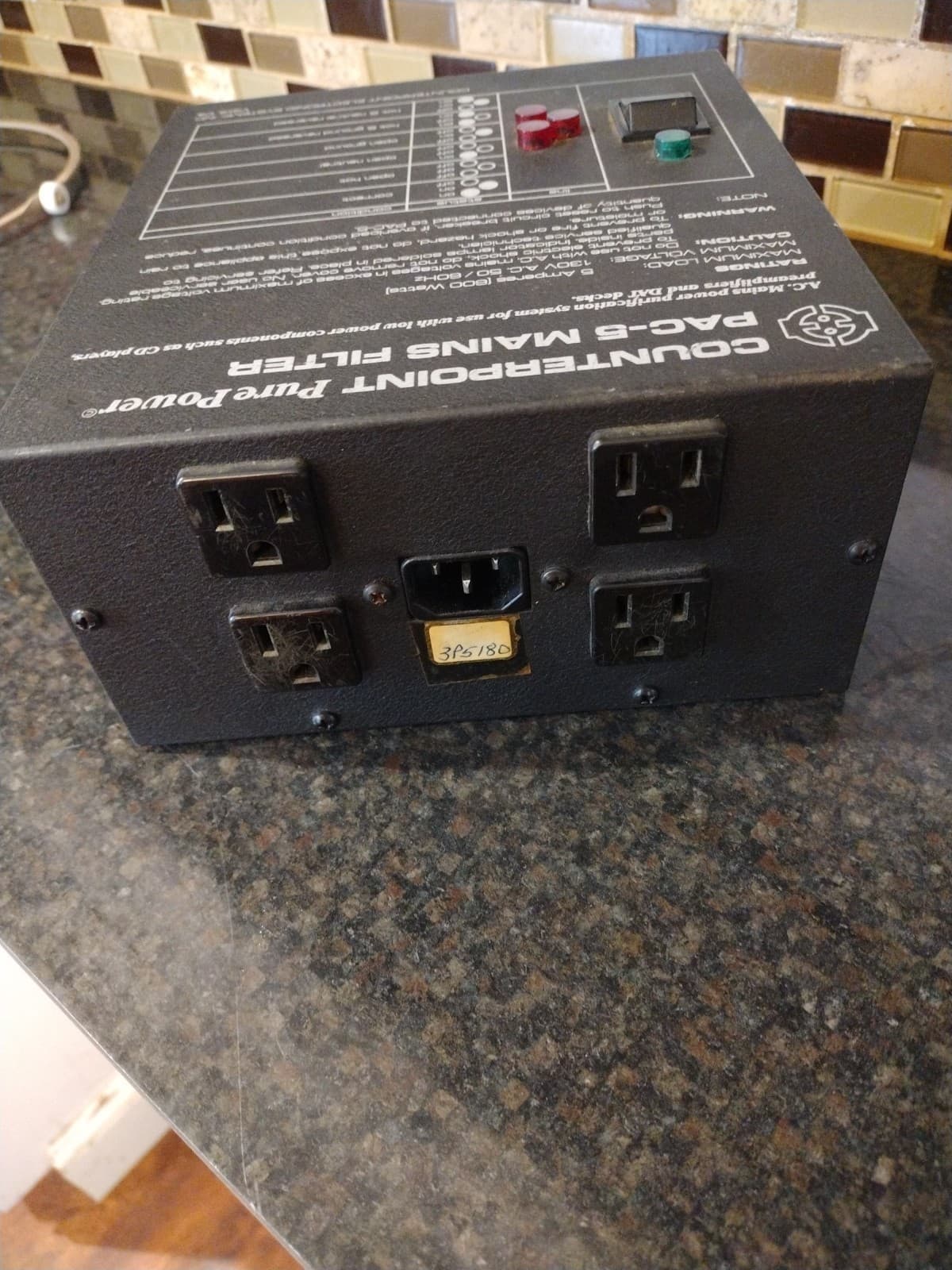 VTG Counterpoint PAC‑5 PurePower Mains Power Filter Audiophile AC Conditioner C2 3