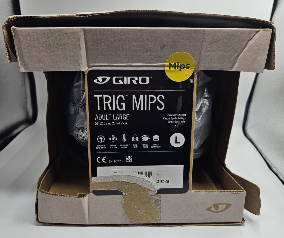 NWT Giro Trig MIPS Helmet Large Met Coal/Tan; Hard-Shell Freestyle Snow Sports 3