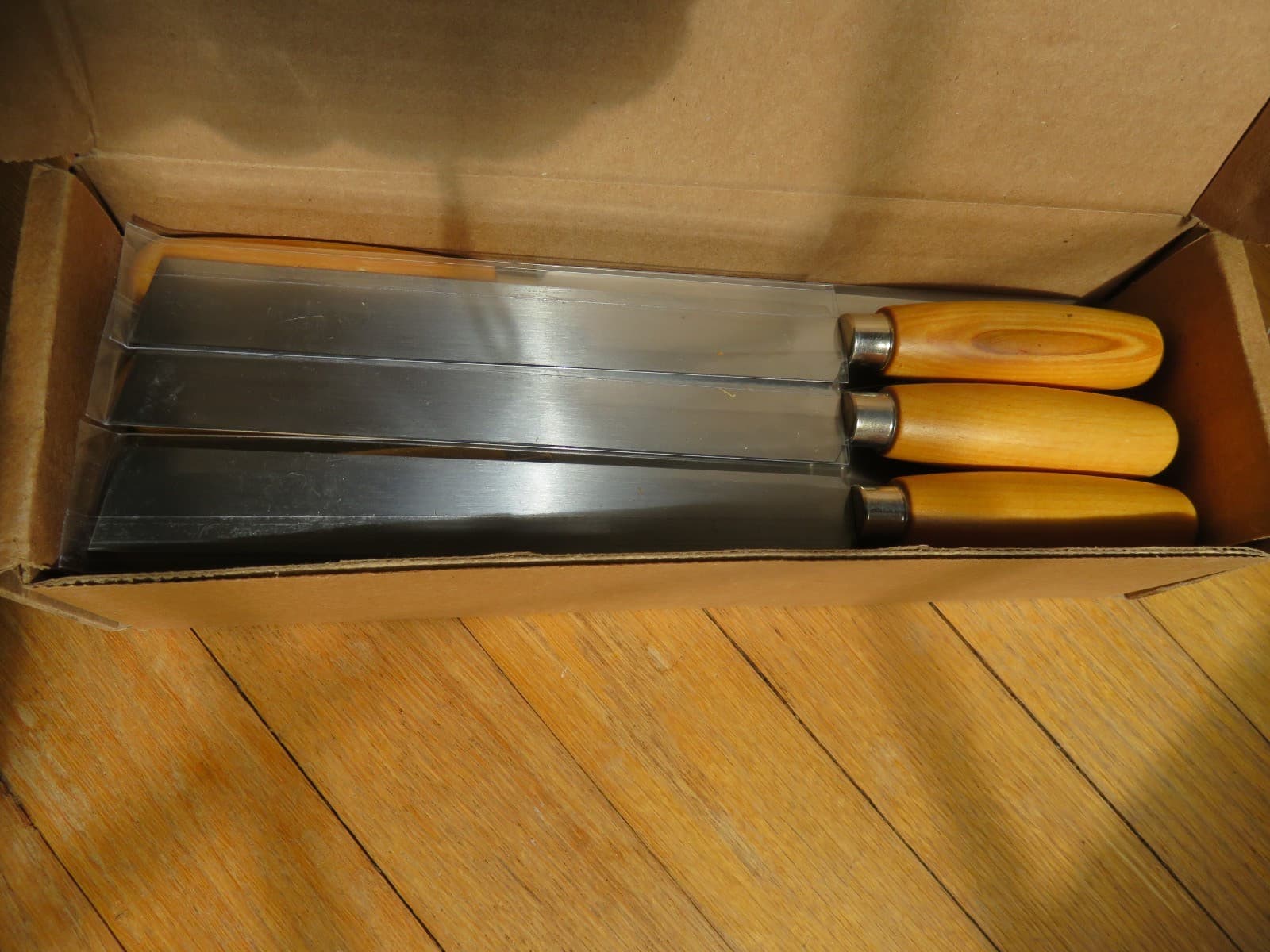 Square Point Knife 7"x1"NEW very sharp 4 Rubber, Insulation, Carpet, Leather USA 2