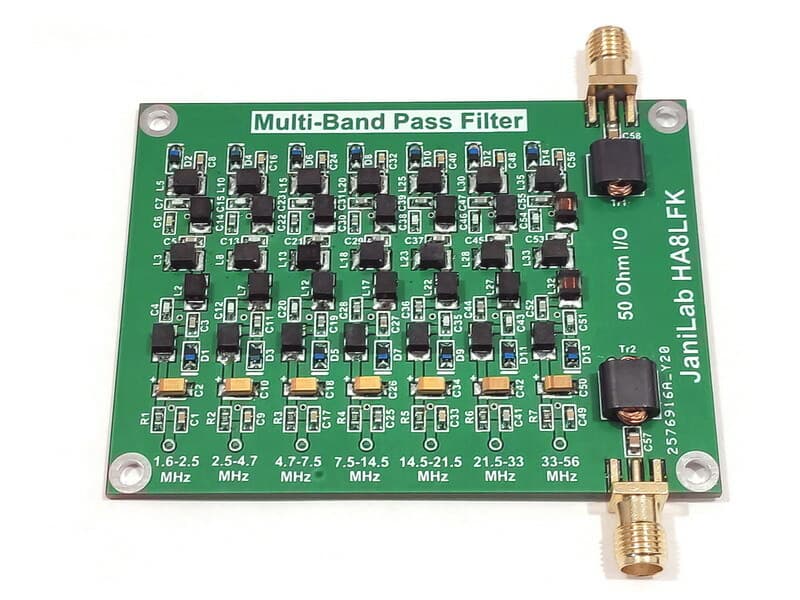 *NEW* Multi Band Pass Filter HF+6m Upgraded version RTL SDR HAM Transceiver