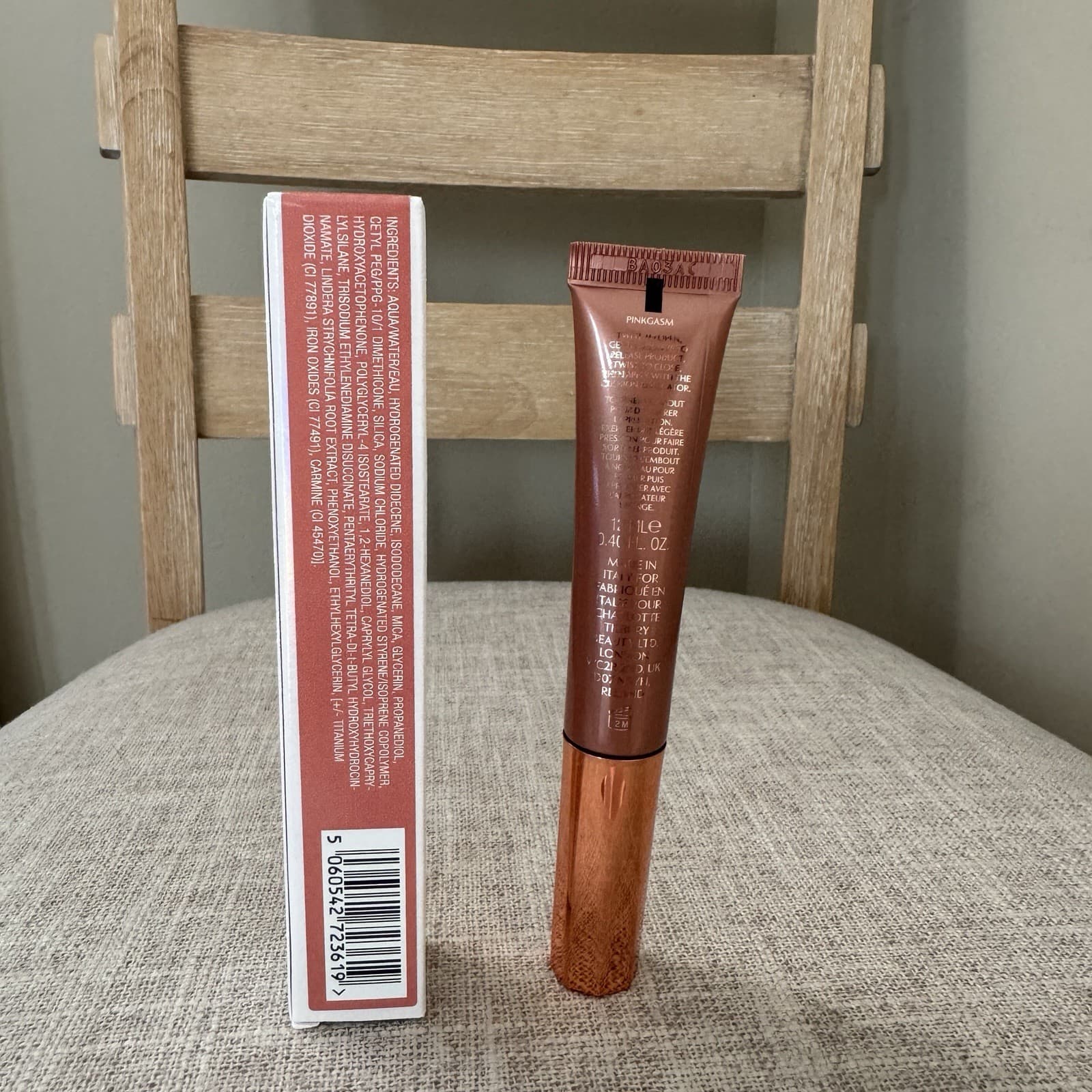 Charlotte Tilbury Glowgasm Beauty Light Wand - PINKGASM New In Box 2
