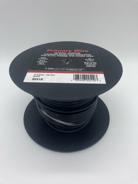 10 Gauge Primary Wire 100% Fine-Stranded Copper Made in the USA Lot NOT CCA