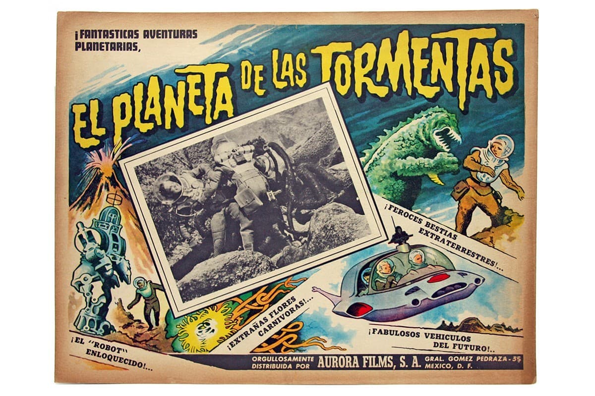 Lot 1 of Vtg (1962) "Planeta Bur" Various 16x12 Lobby Cards (5), by Aurora (MX) 2