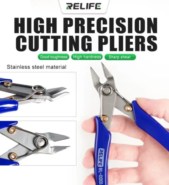 RELIFE RL-0001 5-Inch High precision cutting pliers Hand Tools Wire Cable Cutter 3
