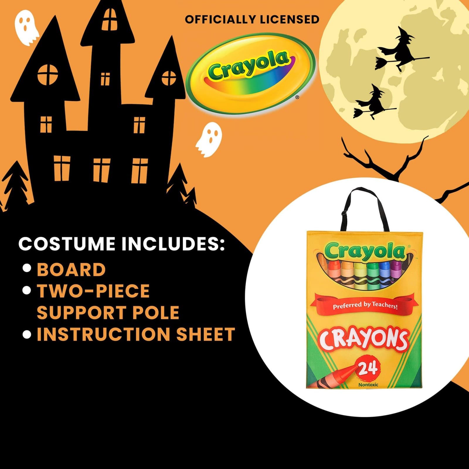 Crayola Crayon Classic Box Quik Change™ Adult Costume | One Size 4
