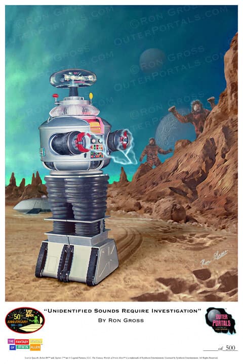 Lost in Space - B9 Print Unidentified Sounds Require Investigation Ron Gross #23 2