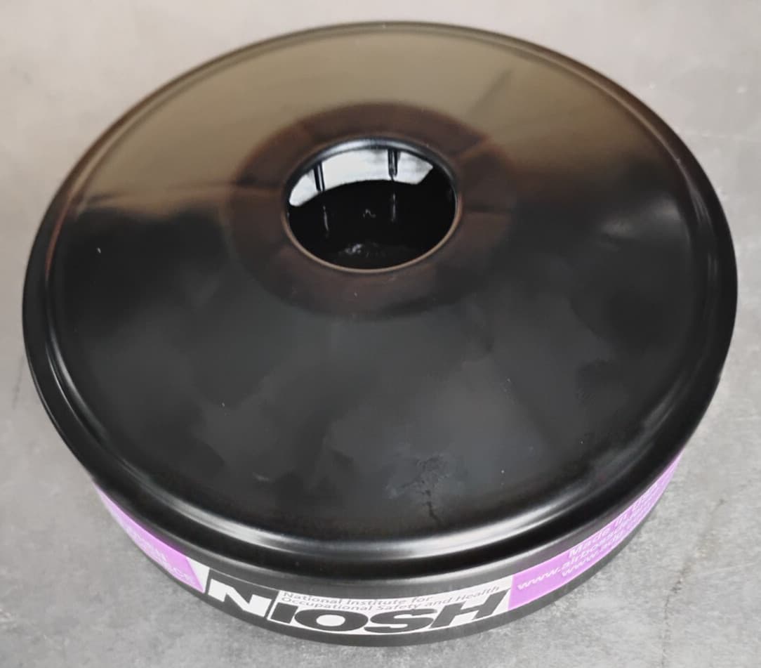 Airboss Defense Group P100 HE Gas Mask Filter 40mm NATO New/Sealed Exp 06/2030 4