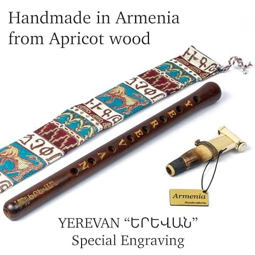 Armenian Duduk SPECIAL EDITION - YEREVAN birthday - handmade from ARMENIA with  3