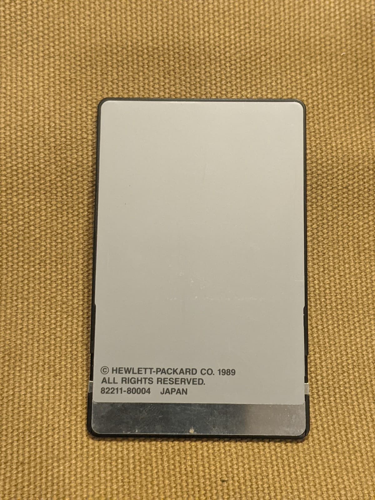 Hewlett Packard HP 82211A HP Solve Equation Library card for HP48SX - Tested 2