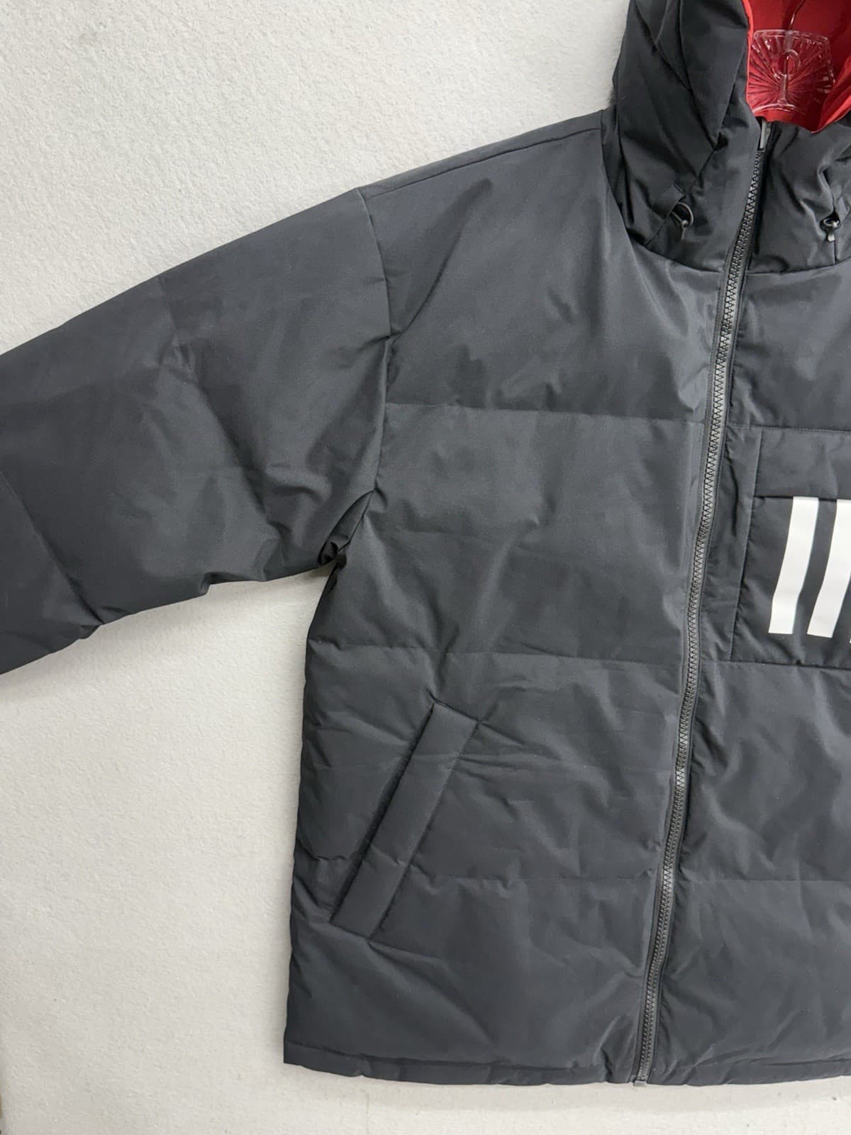 Adidas Terrex Reversible 3-Stripe Down Hooded Jacket EH4011 Men’s Size LARGE 3