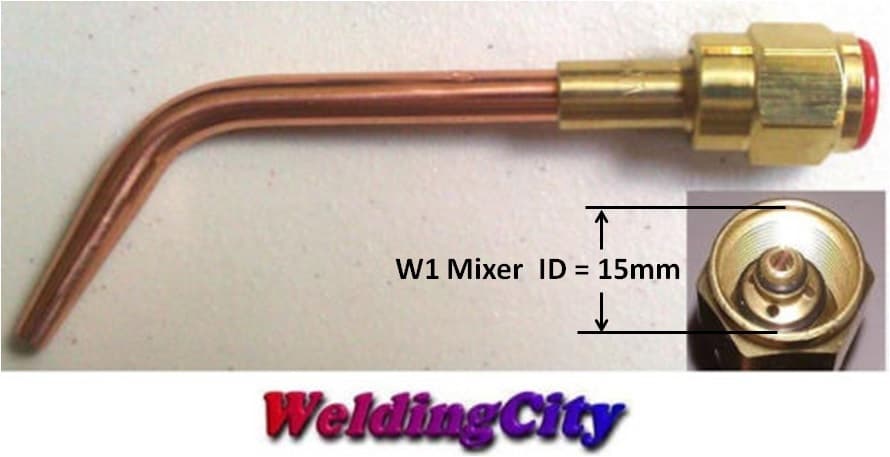 WeldingCity® Acetylene Welding Nozzle Heating Tip 0-W-1 #0 Victor 100 Torch USA 2