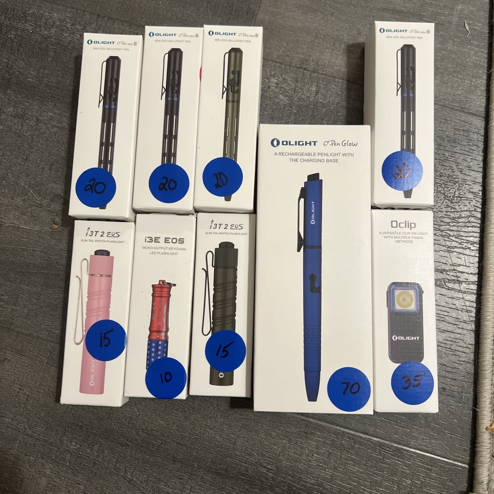 Olight O’Pen Glow EDC Pen with Flashlight and Green Pointer BUNDLES & EXTRA