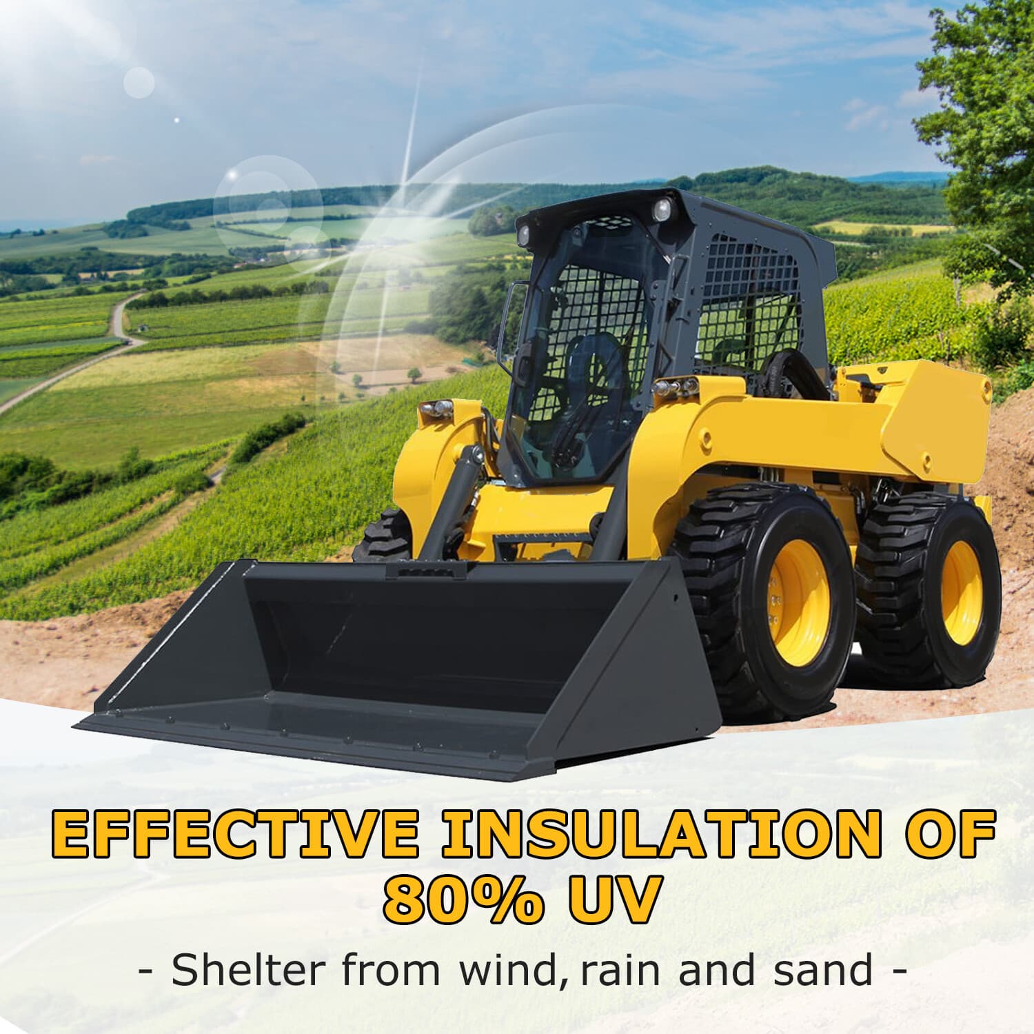 Cab Glass Door For Mustang Gehl Skid Steer R190 R220 R260 V270 V330 V400 #244242 5