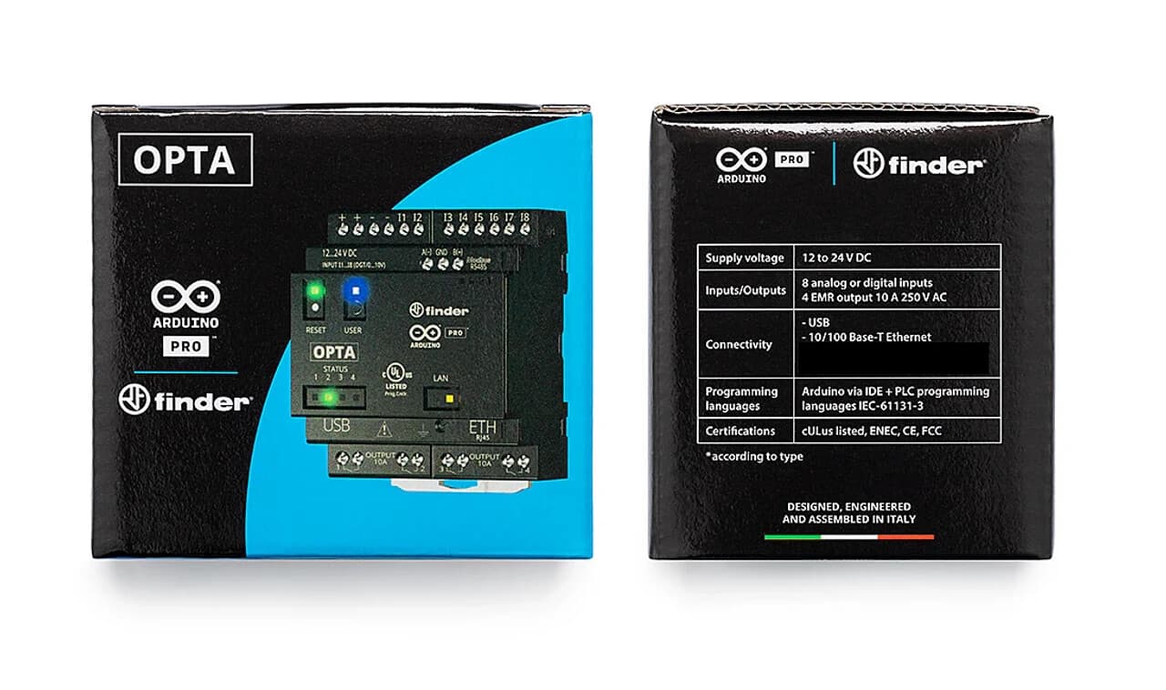 Arduino AFX00003 OPTA Lite IDE PLC Industrial IoT Ethernet Finder 3