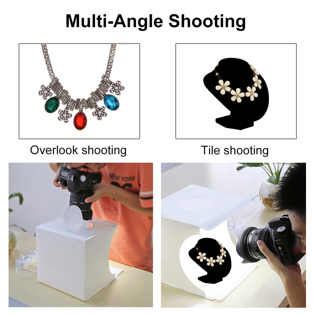 Photo Box Photo Studio Light Box Portable Photography Shooting Tent Box US 5