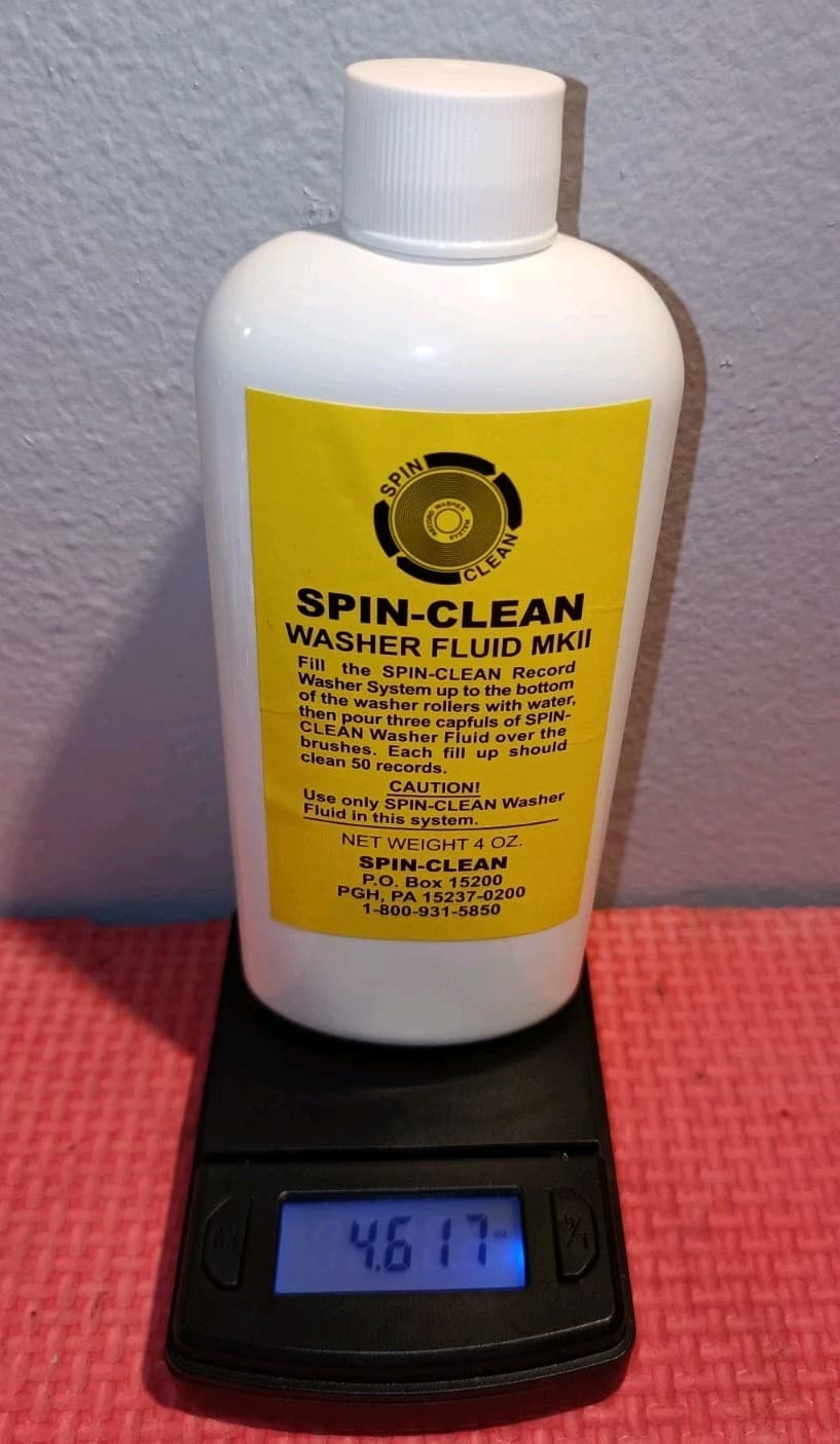 Spin Clean Wash Fluid – 4oz Bottle – Official Formula Superior Record Cleaning 2