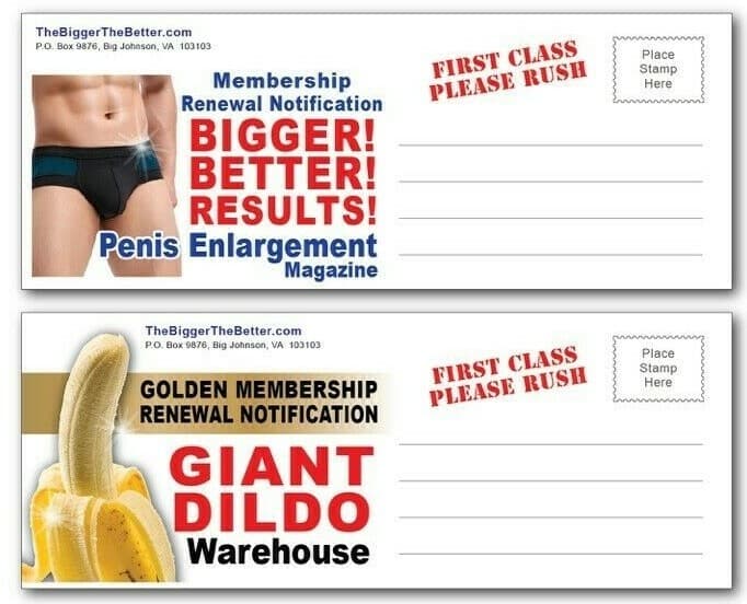 4 PACK - Adult PRANK Mail Postcards - FUNNY Joke Revenge Gag Gift Novelty Funny  4