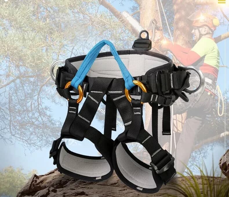 Tree Climbing Half Body Harness Arborist Work Fall Arrester Protection Equipment 5