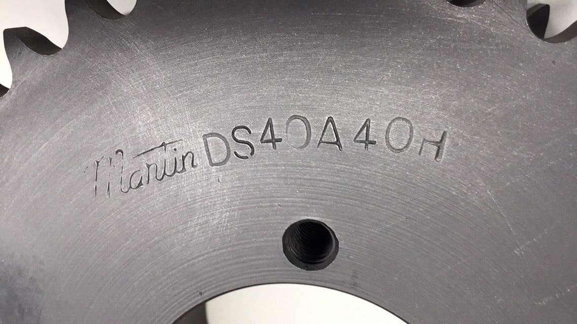 Martin DS40A40H Used Double #40 Sprocket 40T Taper Bore 2.346 to 2.264" 3