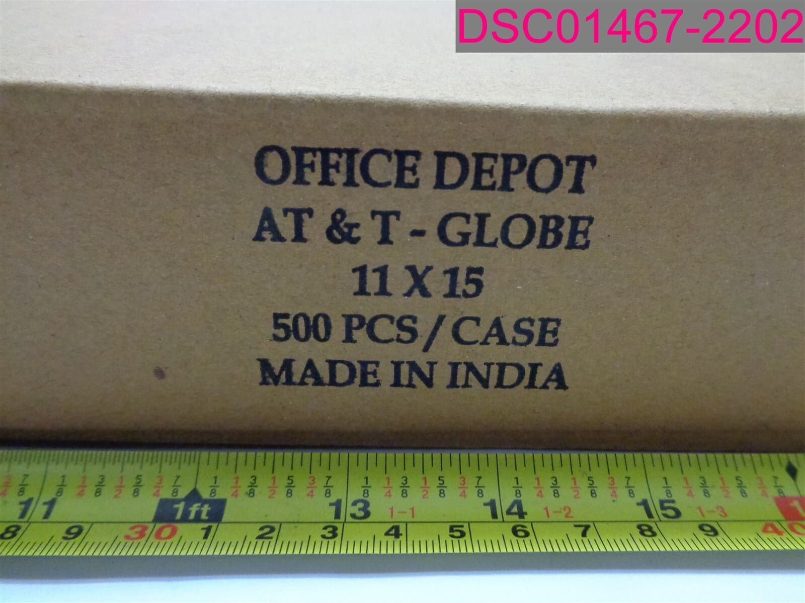 QTY=500pcs; AT&T Globe Plastic Shopping Merchandise Bags 11"x15" Office Depot 4