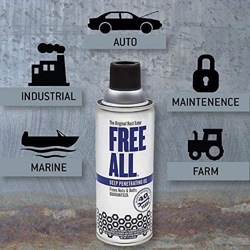 Free All Rust Eater Deep Penetrating Oil, 11 Oz Aerosol – Loosens Rust 3