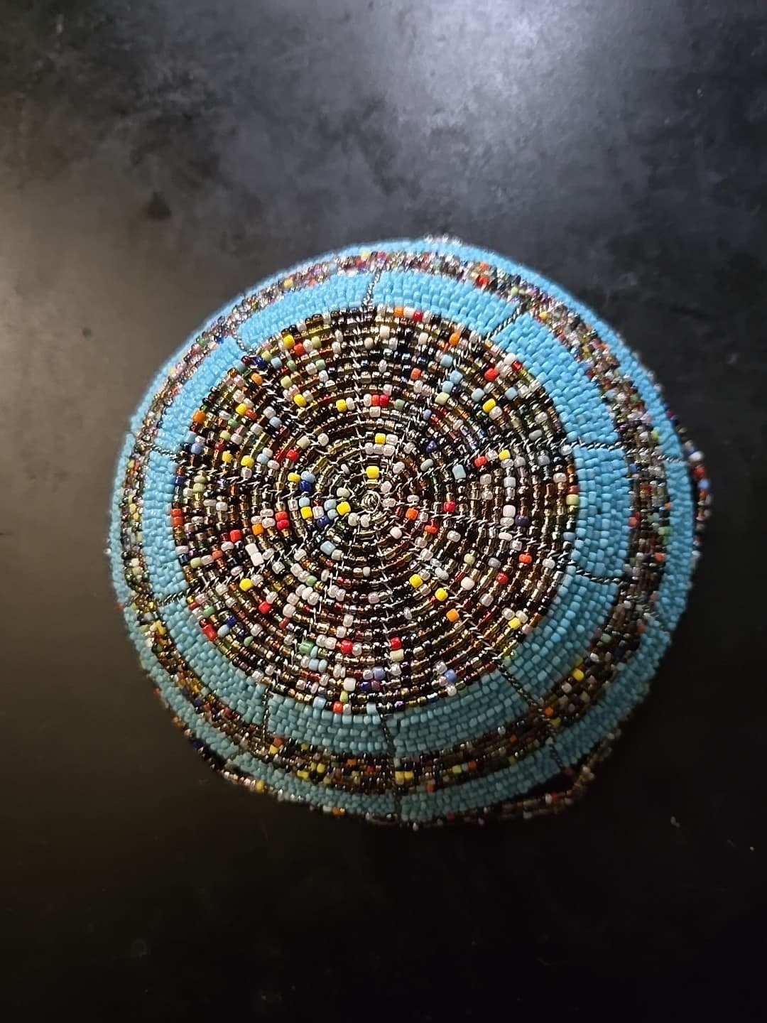 African Wire Bead Bowl 2
