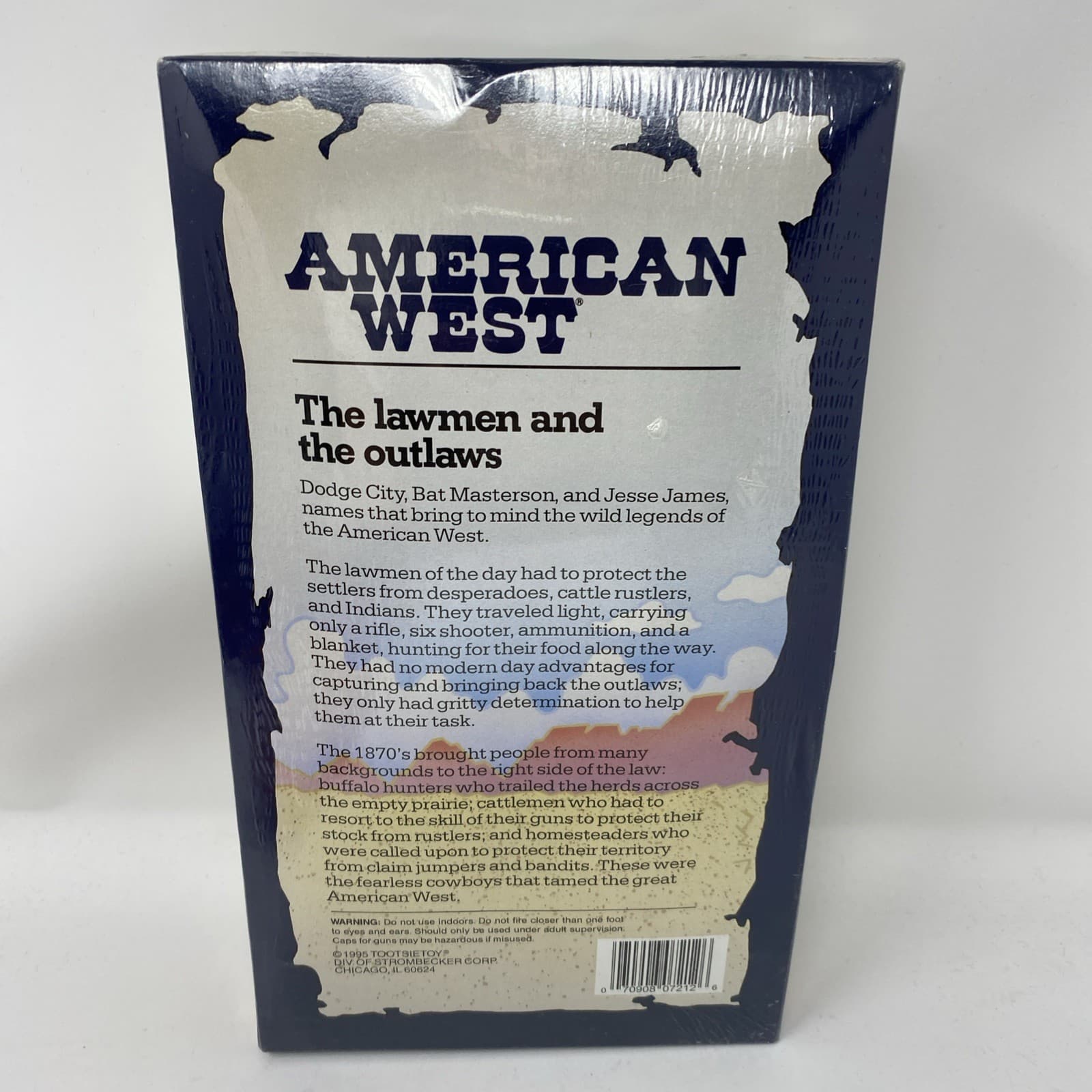 Vintage American West TOOTSIETOY Pistol Cowboy Cap SINGLE HOLSTER SET -READ 3