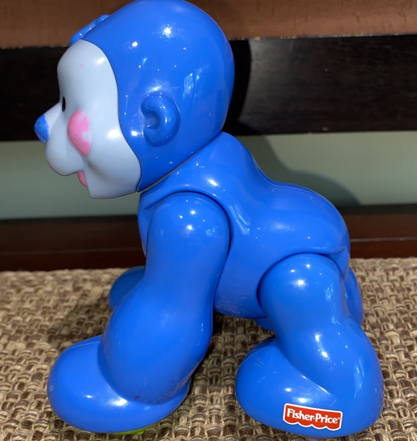 Fisher Price Amazing Animals Clicker Click Clack Blue Gorilla Monkey Ape Chimp 5