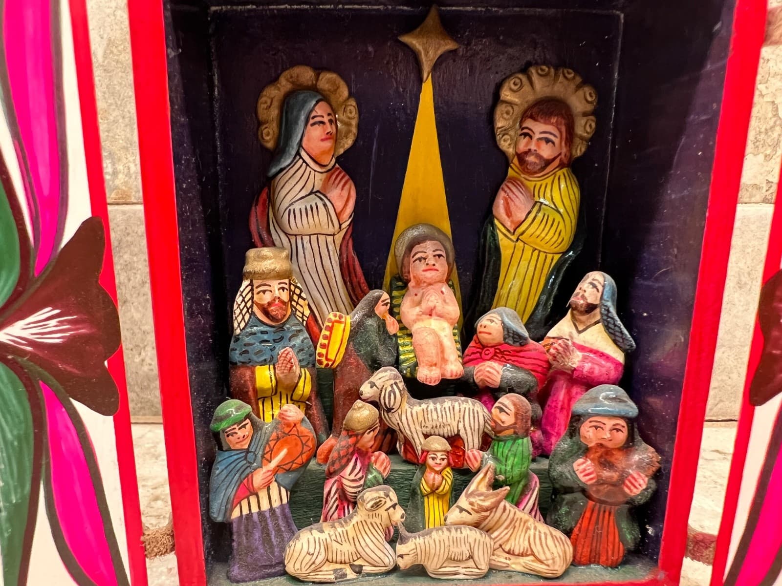 Peruvian Folk Art  Nativity Retablo 3