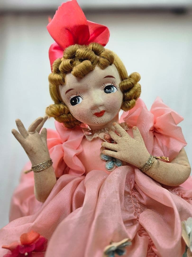 Vintage Mitsukoshi Japanese Doll, Chubby Legs, Pose Doll, Antique Showa Era 2