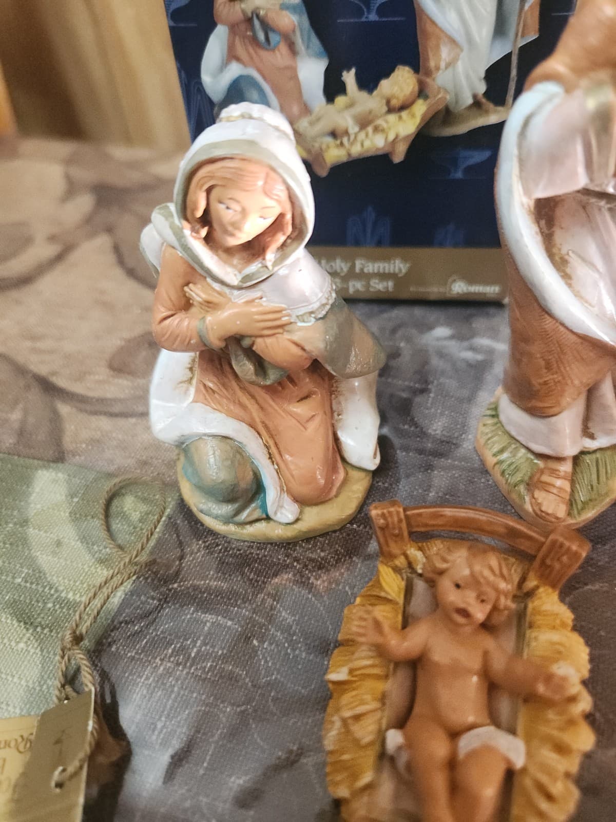 Roman Fontanini Holy Family, 3.5" Collection - 3 Piece Set (55011) In Orig Box 5