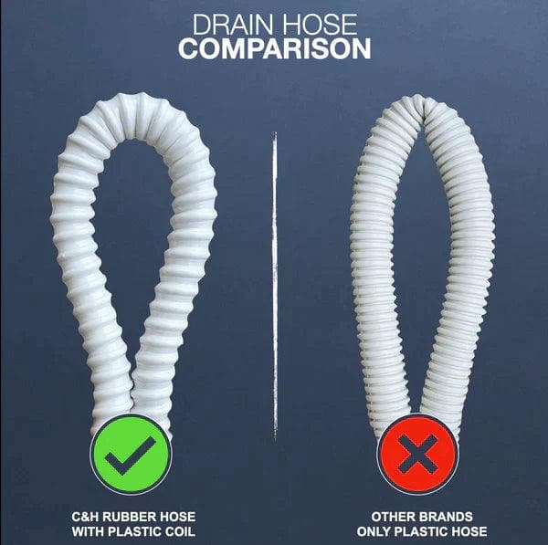 1/4"-1/2" Mini Split Line Set Kit Insulated Pre-Flared 16ft/25ft/50ft with Wires 4