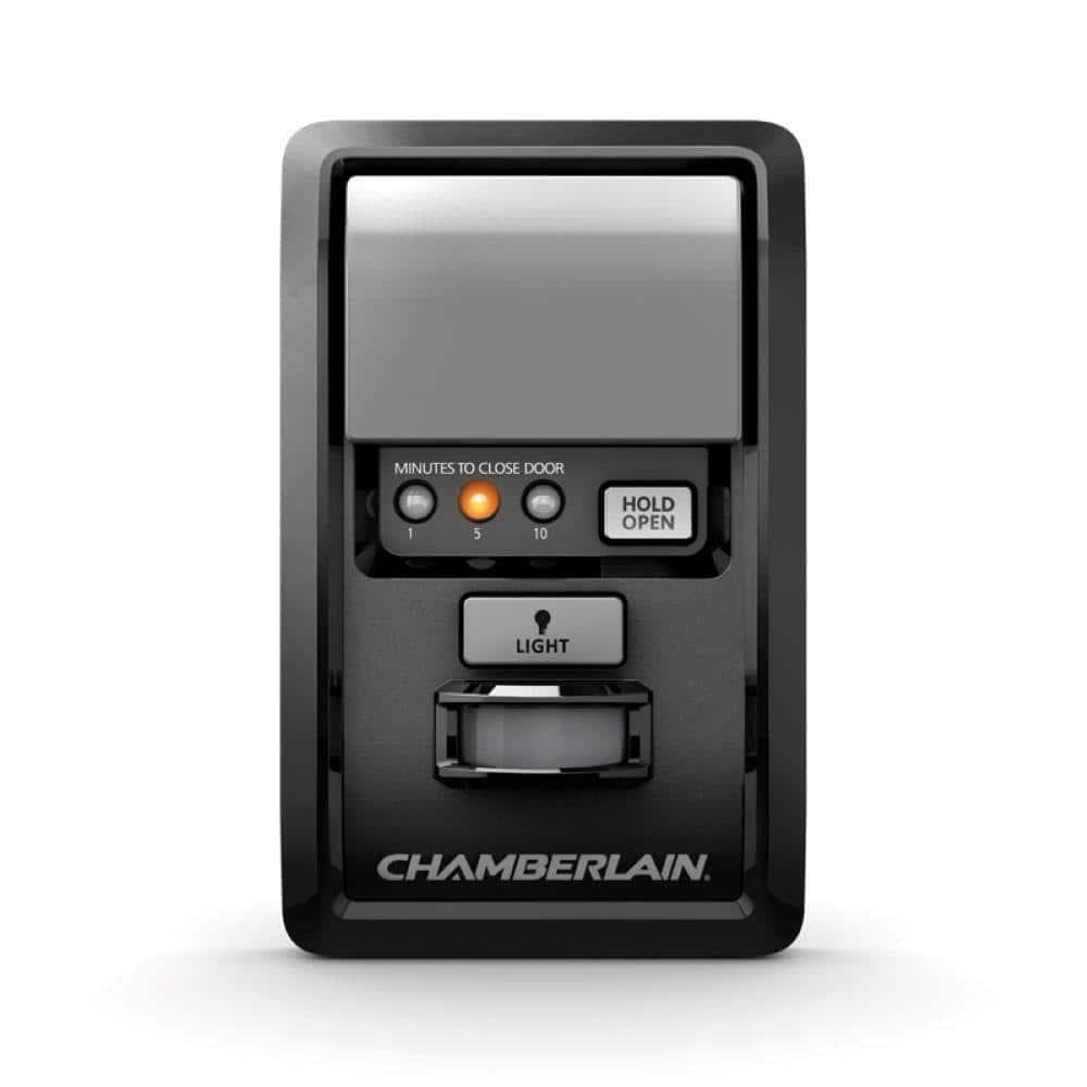 Chamberlain Garage Door Opener Wall Control Motion-Sensing Light Timer-To-Close