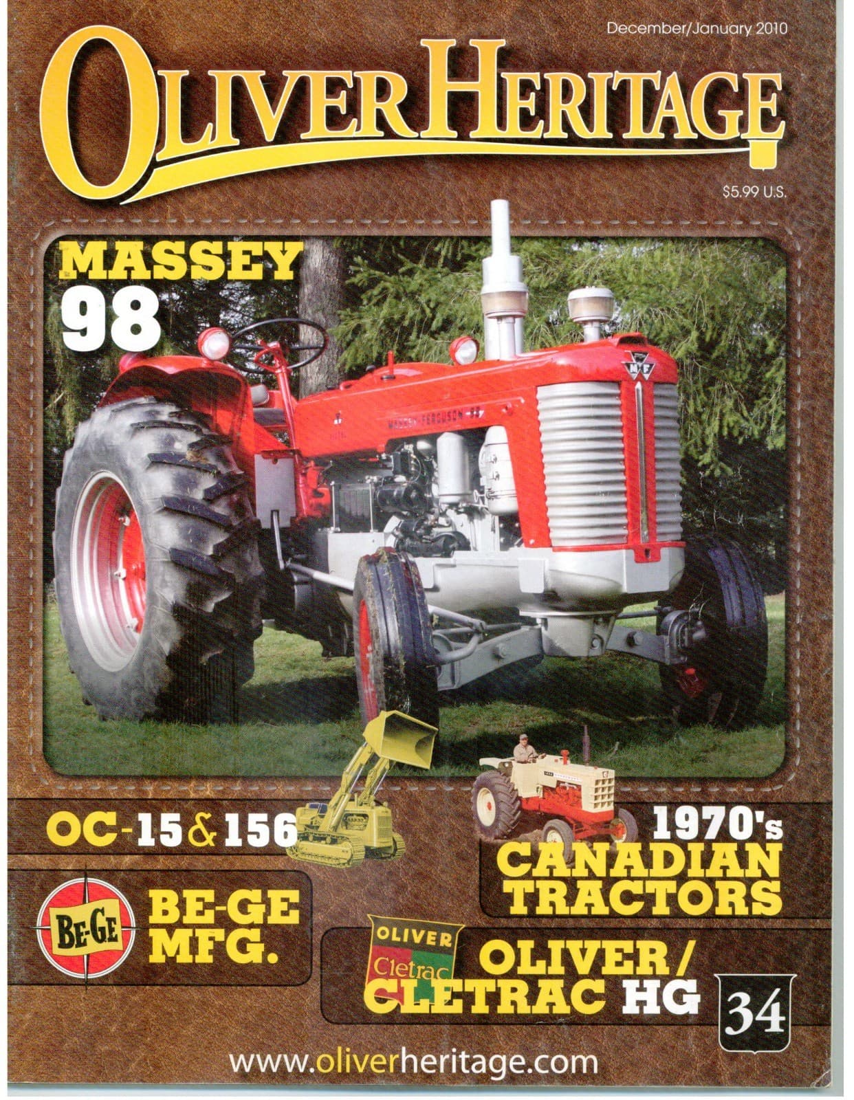 Oliver Cletrac HG Restoration, Cockshutt Tractors in 1970s, Oliver OC-15 OC-156