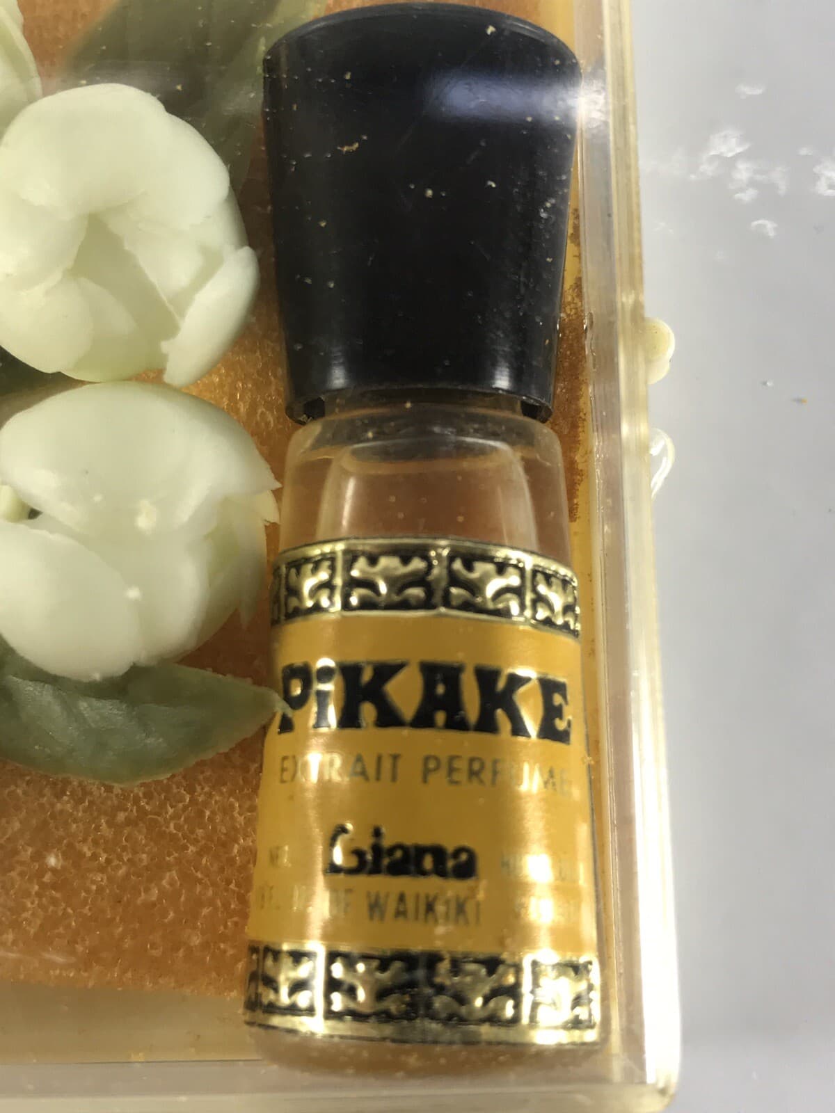 PIKAKE LIANA Cologne Perfume 1/8 OZ Travel Souvenir Hawaii Original Case VTG 2