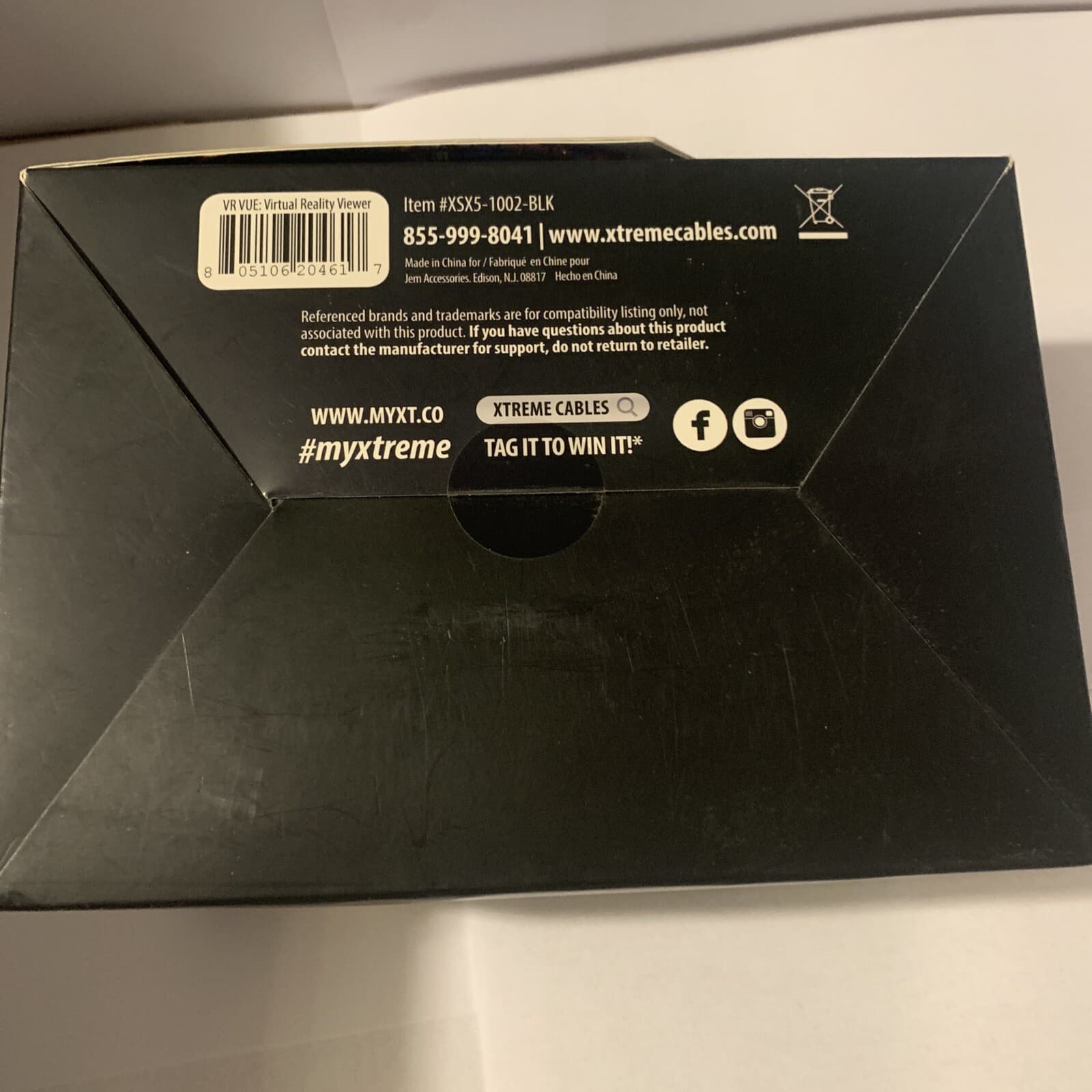 Xtreme VR VUE FX: virtual reality viewer. XSX5-1002-BLK 2