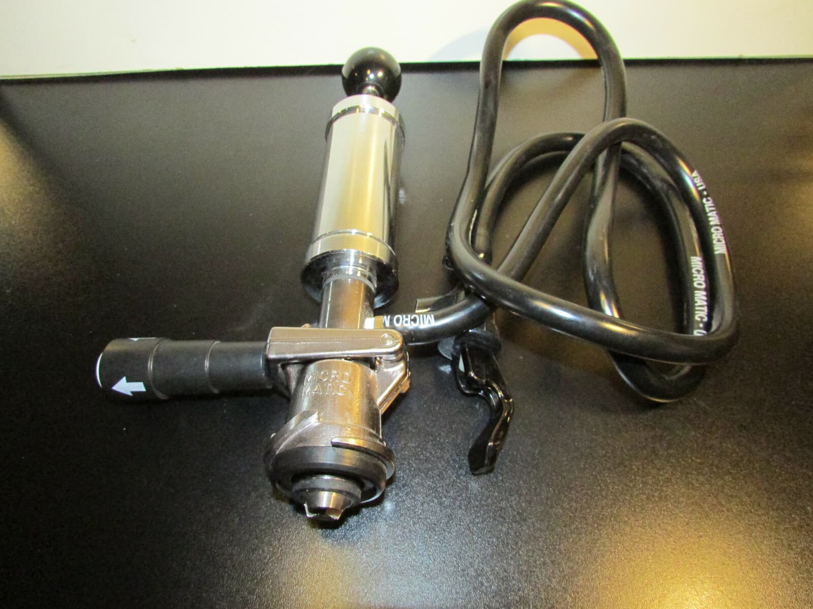 Micro Matic Beer Keg Tap Pump with Hose Coupler Draft Dispenser 2