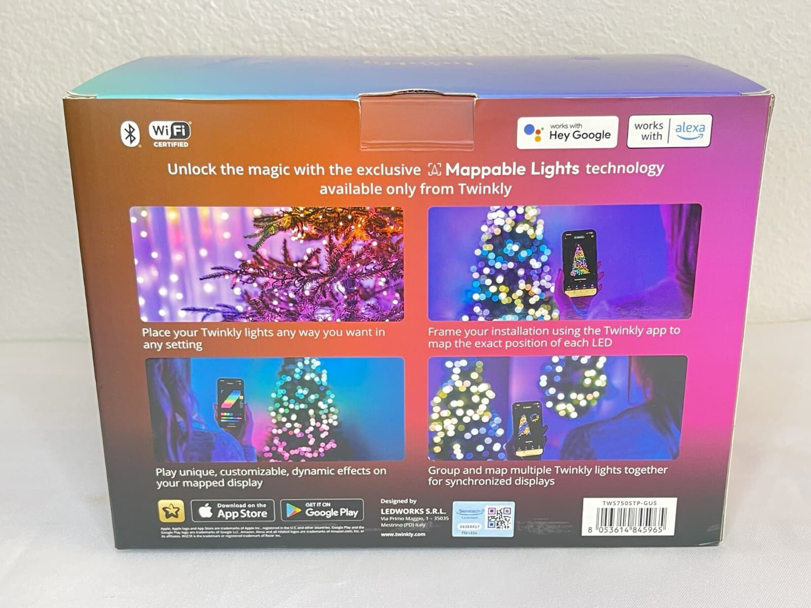 Twinkly App-Controlled Light Strings 750-Count  197 ft - Authentic New Open Box 2