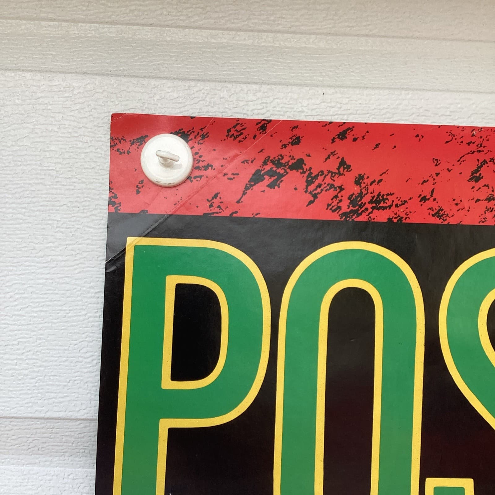 Vintage 1988 Bob Marley Positive Vibration Large Door Poster BL180 Reggae 26x75" 3