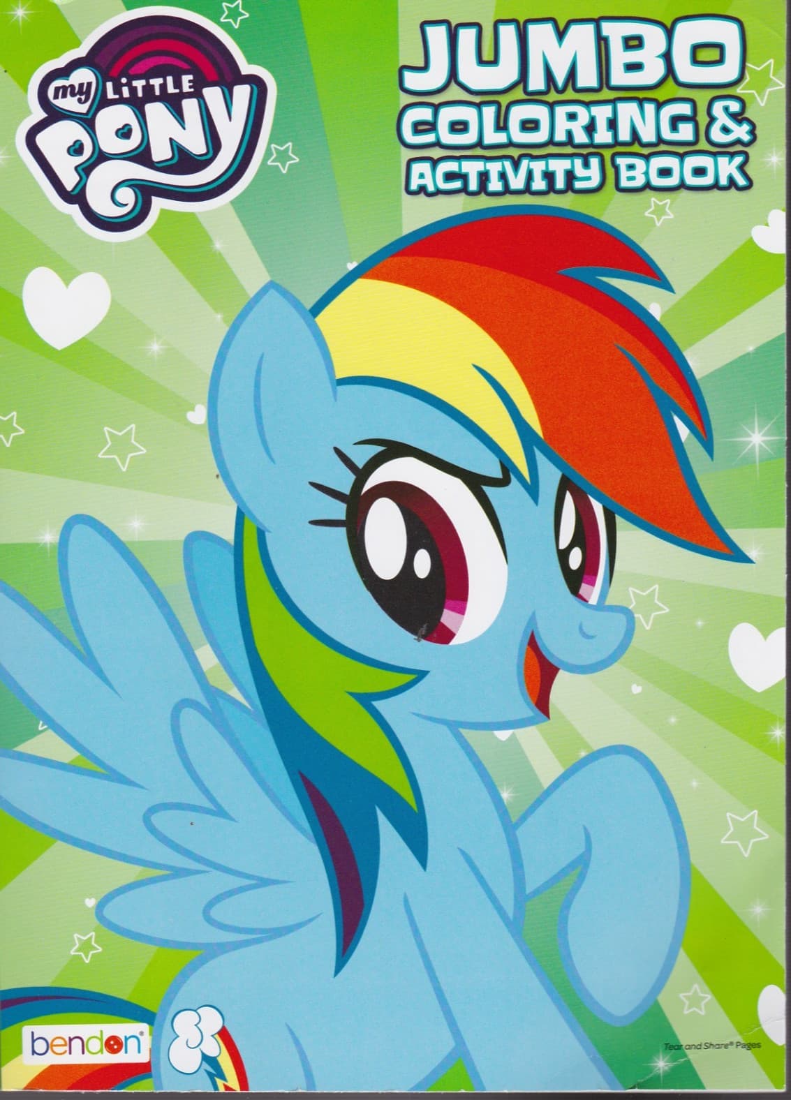 Brand New 2 Books My little Pony Jumbo Coloring & Activity Kids Children 2