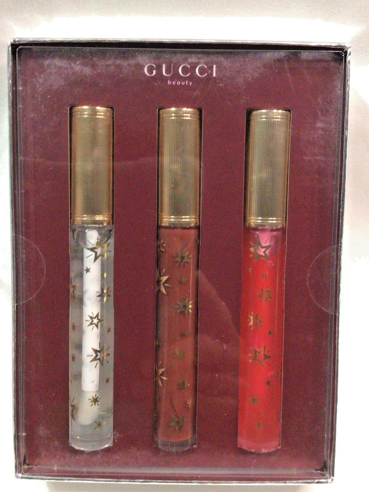 Gucci Beauty Gloss A Levres Lip Gloss Limited Edition 3 colors Trio NEW