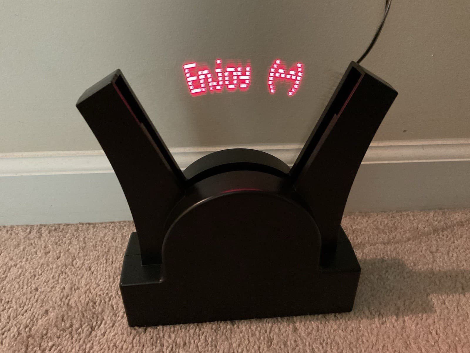 READ! Programmable Message Clock LED Display Floating Message TDE Systems 4