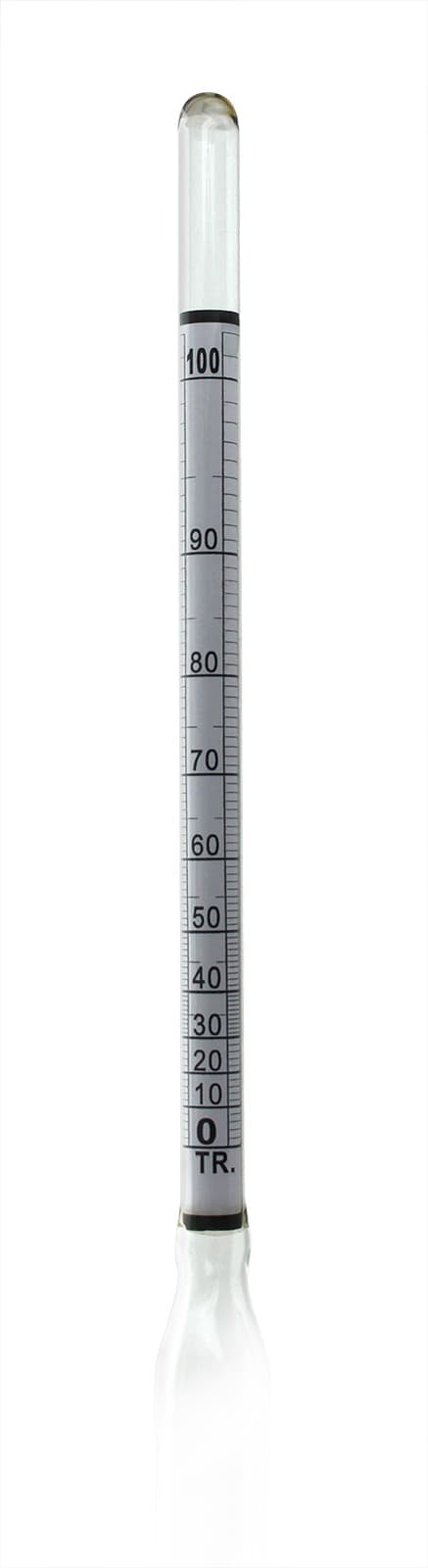 HYDROMETER - ALCOHOL, 0 - 200 PROOF  and Tralle 3