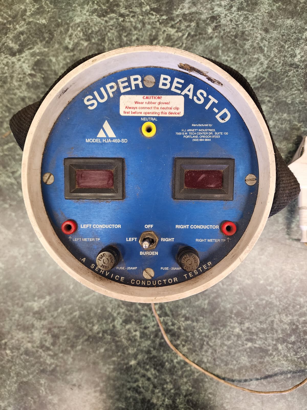 HJ Arnett Super Beast-D Service Conductor Tester HJA-469-SD 4